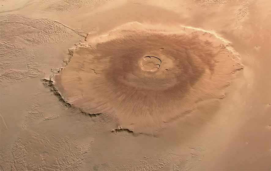 Gunung Api Raksasa Kedua Ditemukan di Mars