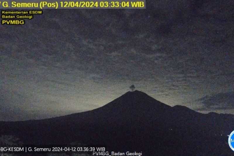 Gunung Semeru Erupsi Lagi, Letusan Setinggi 700 Meter