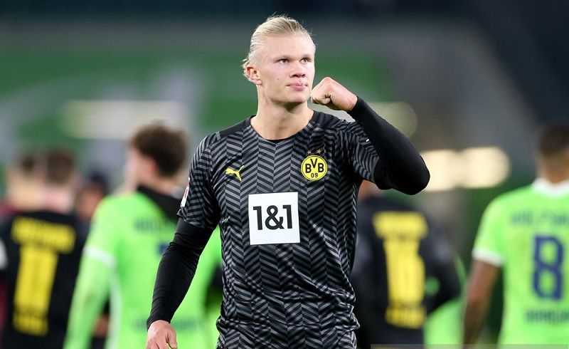 Haaland Kembali, Dortmund Hancurkan Wolfsburg 3-1