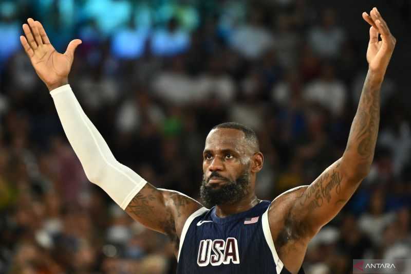 Hadapi Serbia, LeBron James Berambisi Bawa AS Raih Emas Olimpiade Kelima Beruntun