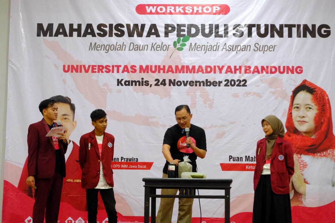 HaloPuan dan IMM Adakan Workshop Stunting di Universitas Muhammadiyah Bandung