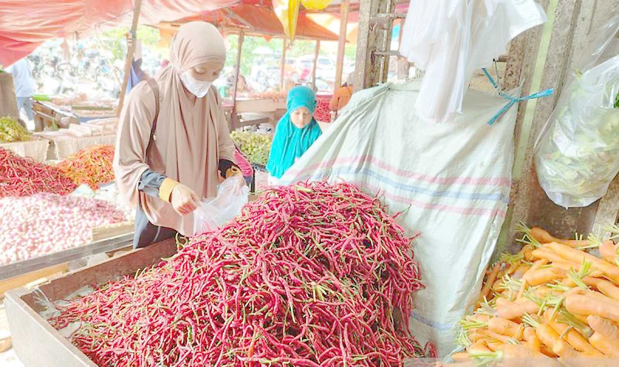 Harga Cabai Merah Capai Rp18 Ribu per Kg di Kota Bengkulu