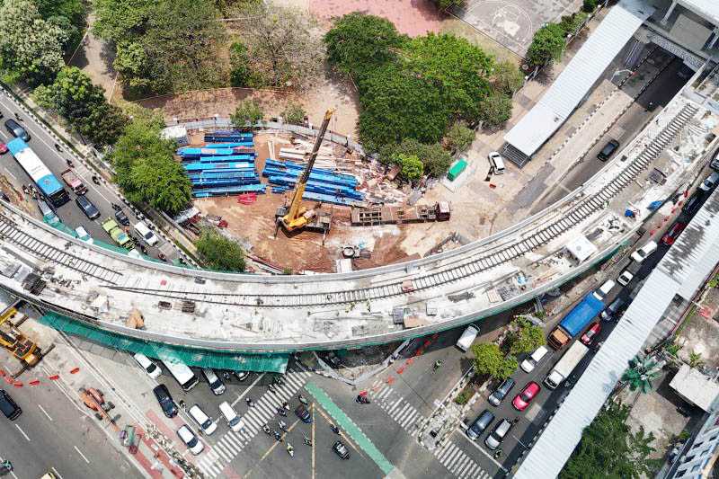 Hari Ini Uji Coba LRT Velodrome-Manggarai