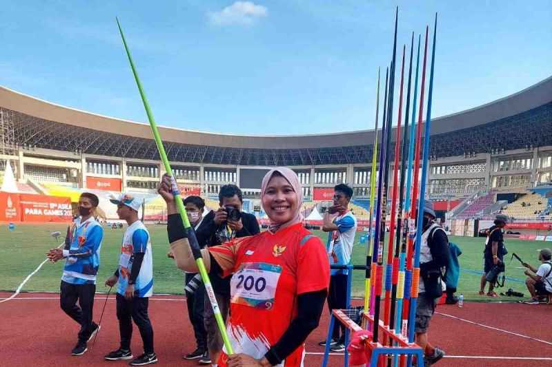 Harumkan Indonesia, Warmia Sabet Emas di Nomor Lempar Lembing ASEAN Para Games 2022