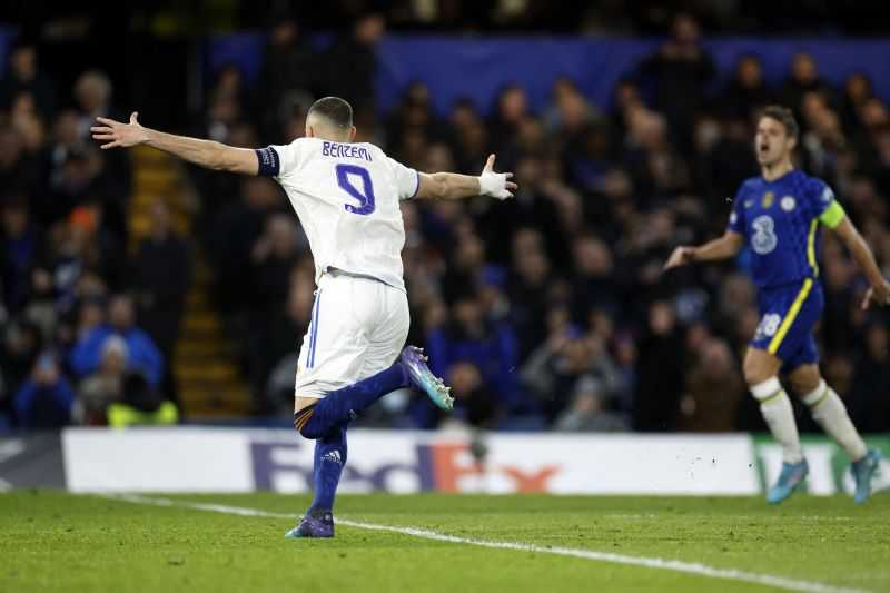 Hattrick Benzema Antar Real Madrid Bungkam Chelsea di Stamford Bridge