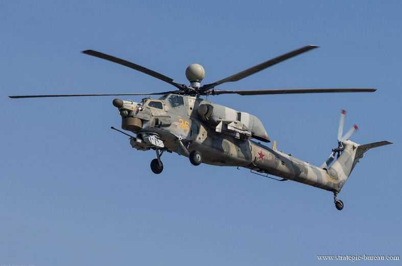 Helikopter Militer Russia Mi-28 Jatuh di Hutan, Awaknya Tewas