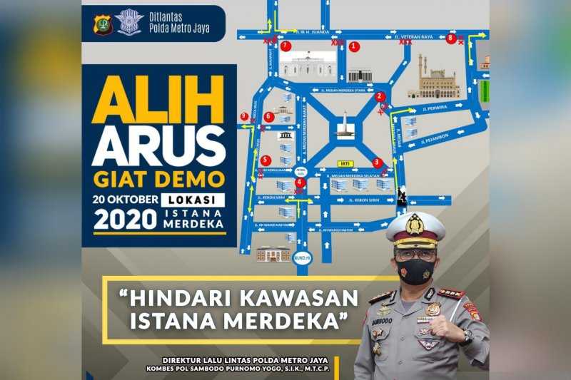 Hindari Ruas Jalan Ini, Polisi Rekayasa Arus Lalu Lintas Monas dan Istana untuk HUT TNI
