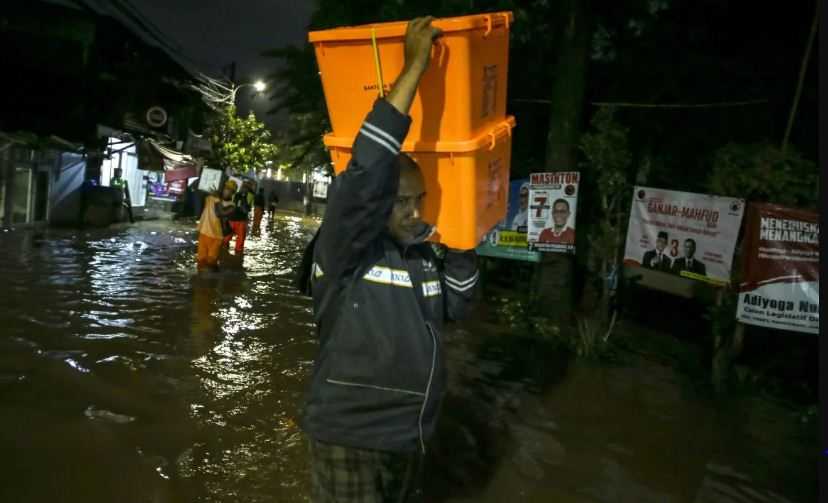 Hujan Angin, 2 Kawasan Tanjung Duren Jakarta Barat Terendam Banjir