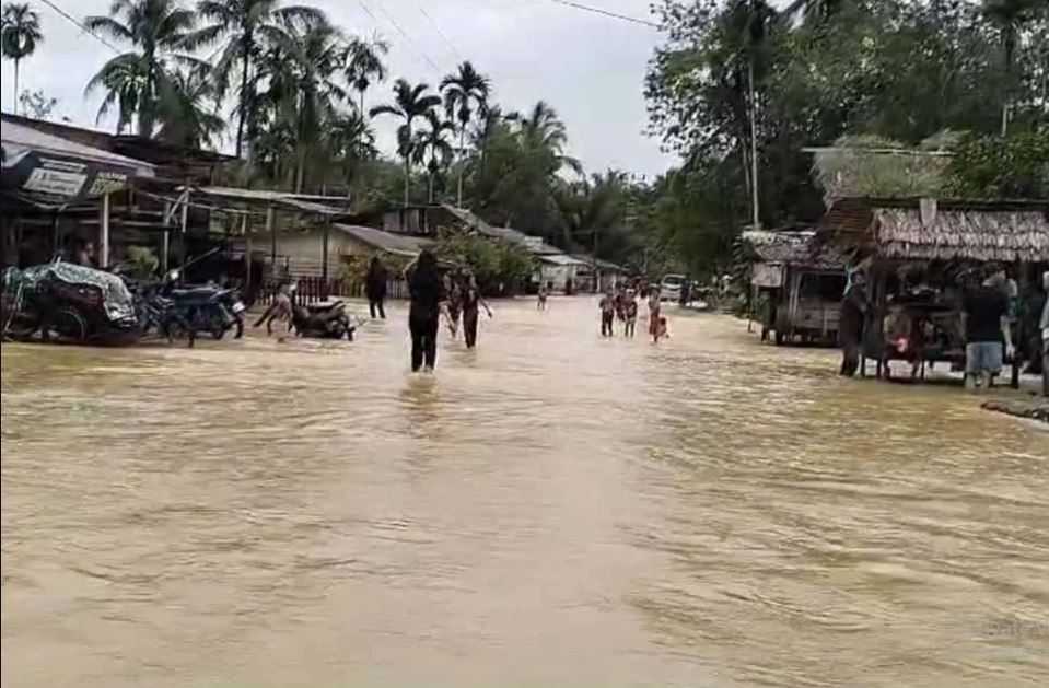 Hujan Deras, 5 Kecamatan di Aceh Timur Terendam Banjir