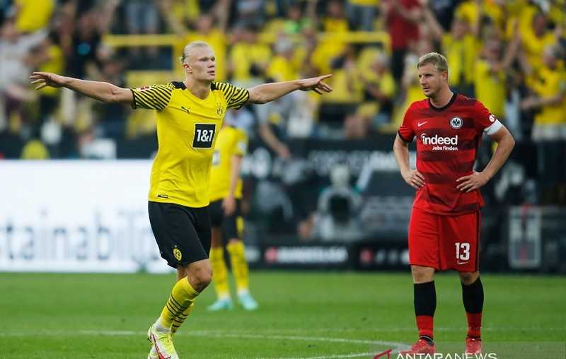 Hujan Gol Warnai Kemenangan Borussia Dortmund Atas Frankfurt