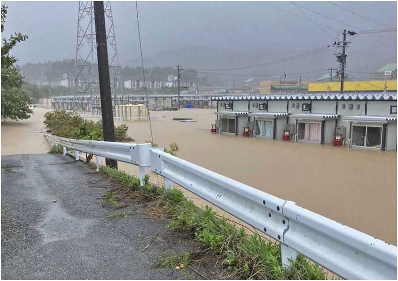 Hujan Lebat Picu Banjir Melanda Wilayah Jepang yang Terkena Gempa