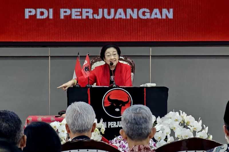 HUT Ke-51 PDI Perjuangan, Megawati Minta Seluruh Kader Tak Tinggalkan Rakyat