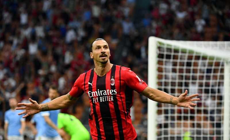 Ibrahimovic Merumput Lagi, AC Milan Tundukkan Lazio