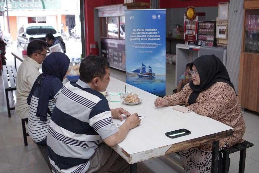 Identifikasi Potensi Ekonomi Kreatif, Kemenparekraf Gelar Uji Petik PMK3I di Makassar