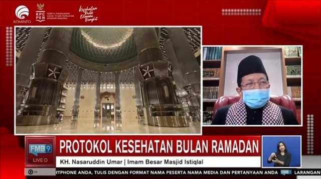 Ikhtiar Putus Penyebaran Covid-19 di Masjid Istiqlal : Ibadah Taat Prokes, Ritual Ditiadakan