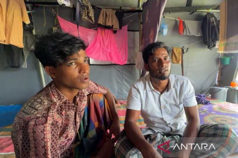 Imigran Rohingya Mengaku Bayar Rp32 Juta untuk Naik Kapal dari Myanmar ke Indonesia