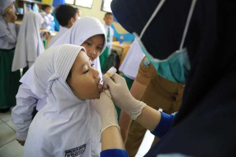 Imunisasi Polio Tangerang Capai 100 Persen