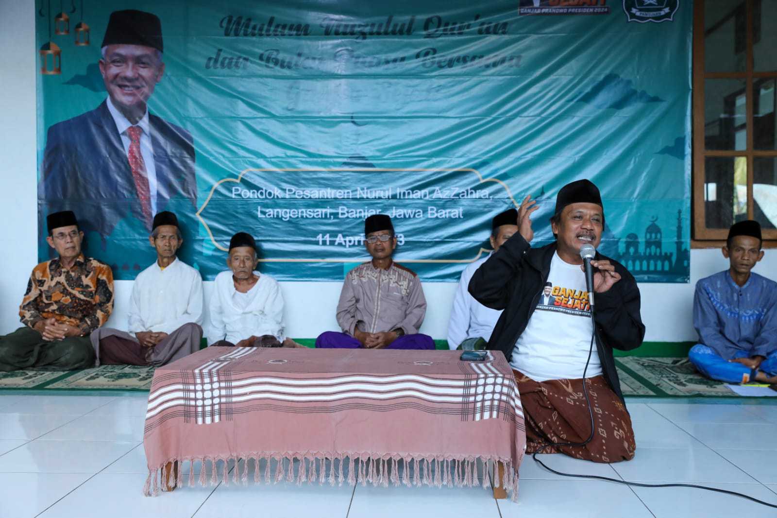 Indahnya Kebersamaan Sukarelawan Ganjar Sejati dan Masyarakat Kota Banjar Peringati Nuzulul Qur'an