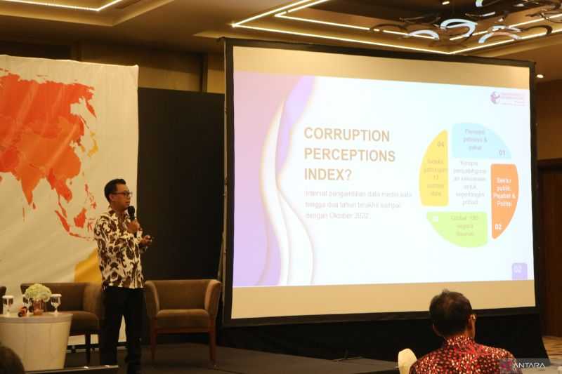 Indek Persepsi Korupsi Indonesia pada 2022 Melorot