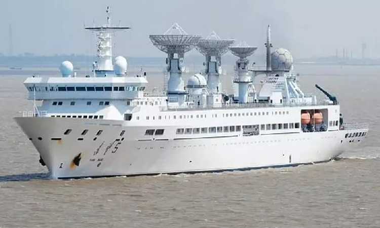 India Geram! Kapal Survei Militer Tiongkok Berlabuh Lagi di Pelabuhan Sri Lanka