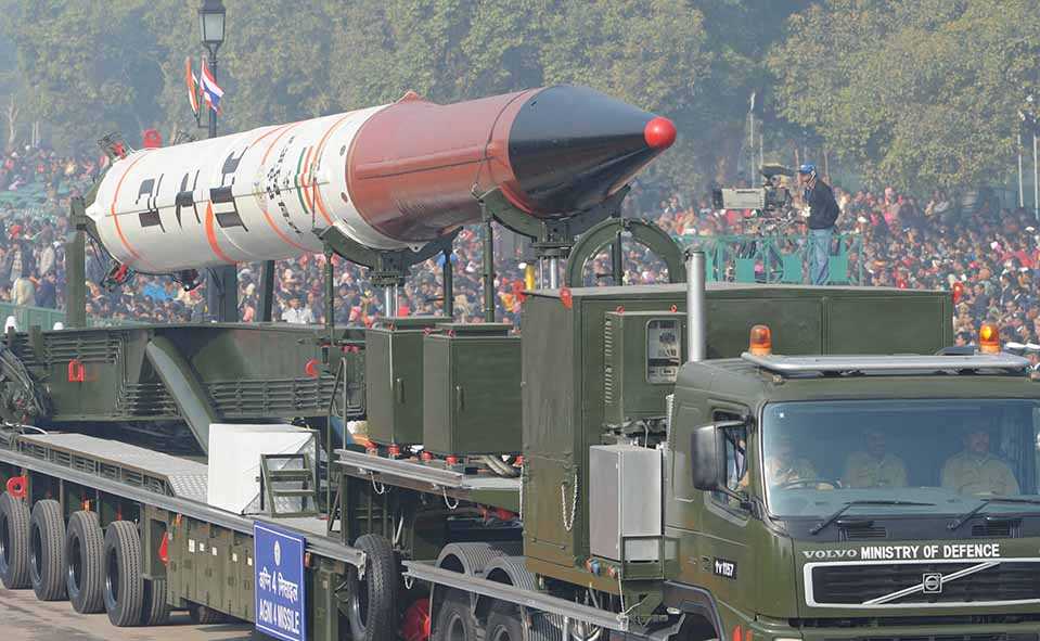 India Uji Coba Misil Balistik  Nuklir Agni-4