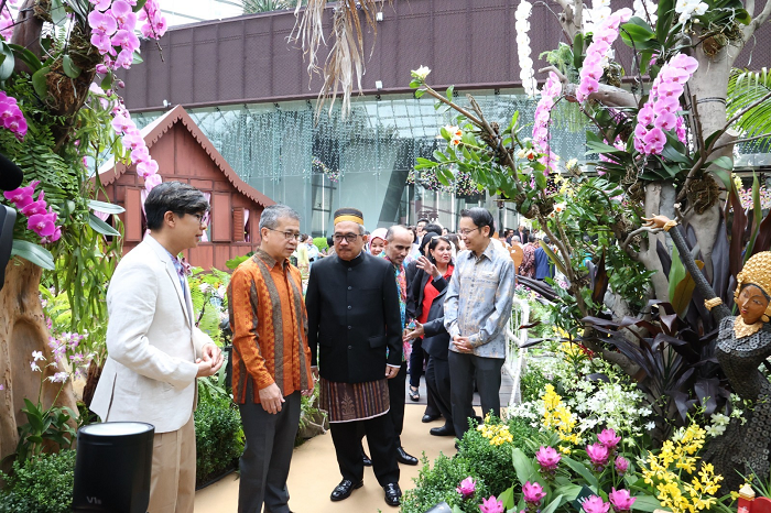 Indonesia dan 4 Negara Asean Gelar Pameran Anggrek di Gardens by the Bay Singapura