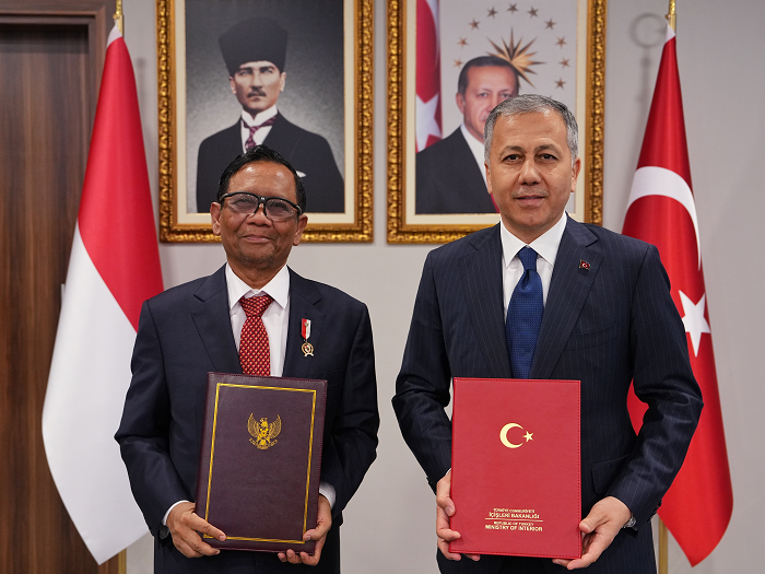 Indonesia dan Turki Tekan Perjanjian Kerja Sama Bidang Keamanan untuk Perkuat Kerja Sama Lawan Kejahatan Transnasional dan Terorisme