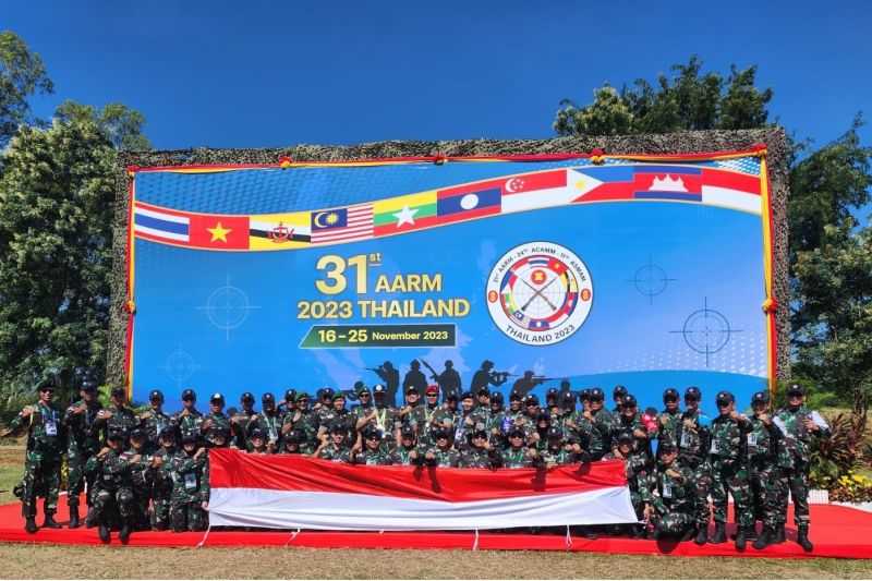 Indonesia Juara Umum The ASEAN Armies Rifle Meet ke-31 di Bangkok