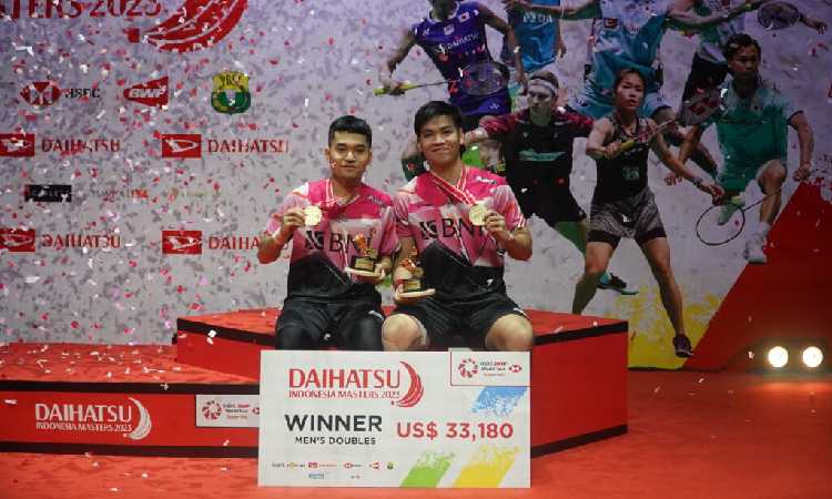 Indonesia Masters 2023: Jokowi Beri Selamat untuk Jojo, Chico, dan Leo/Daniel