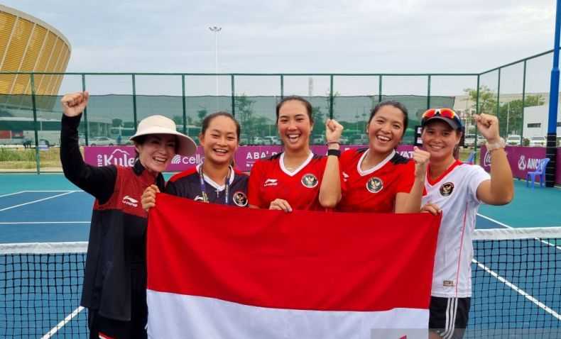 Indonesia Rebut Emas Tenis Putri
