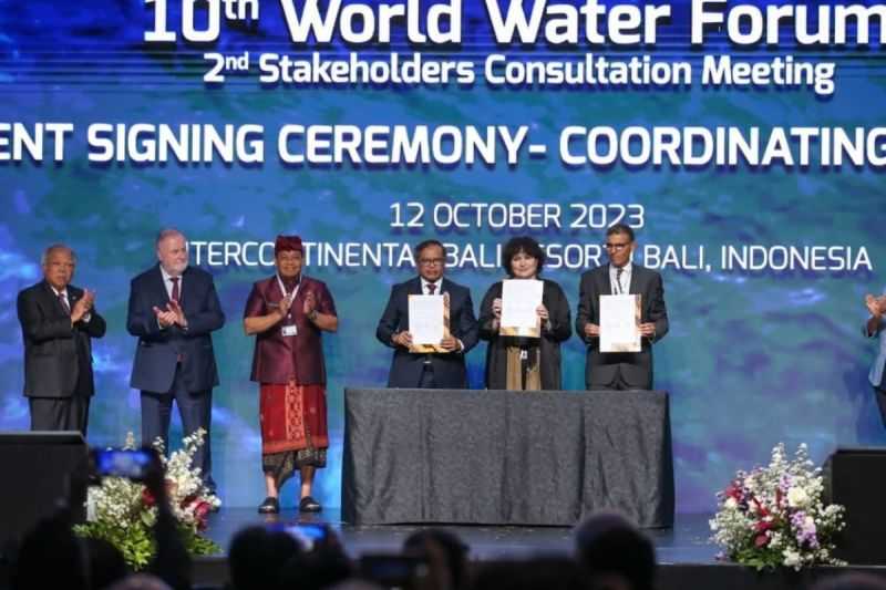 Indonesia Teken Kerja Sama Dukung Pelaksanaan World Water Forum 2024