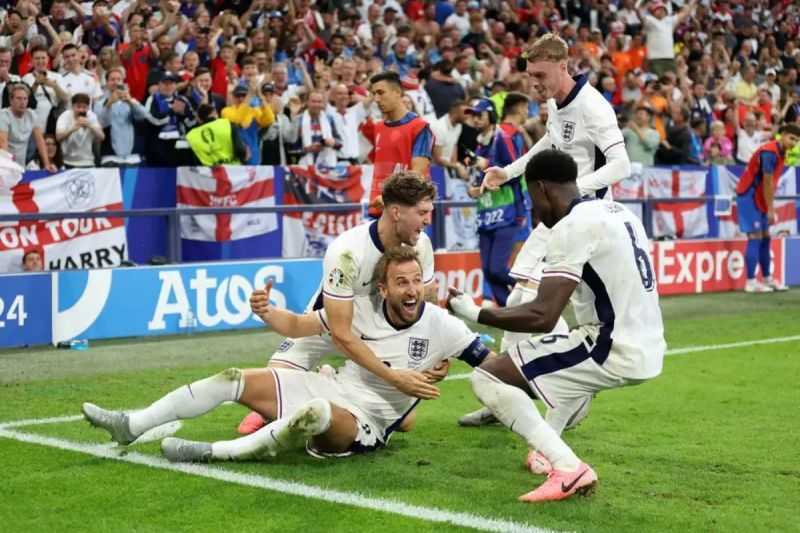 Inggris Secara Dramatis ke Perempat Final Piala Eropa Usai Kalahkan Slowakia 2-1