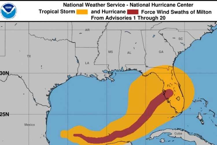 Ini Informasi Sekilas tentang Badai Milton yang Menghantam Florida