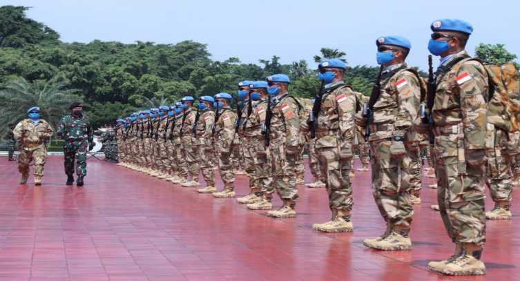 Ini Pesan Marsekal Hadi Kepada Pasukan TNI yang Berangkat ke Kongo