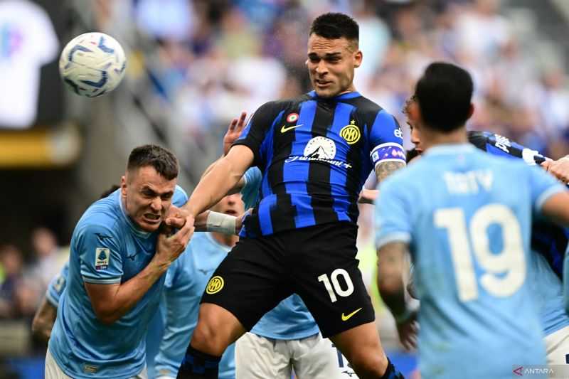 Inter Milan Bermain Imbang 1-1 dengan Lazio Pada Hari Penyerahan Trofi Juara Liga