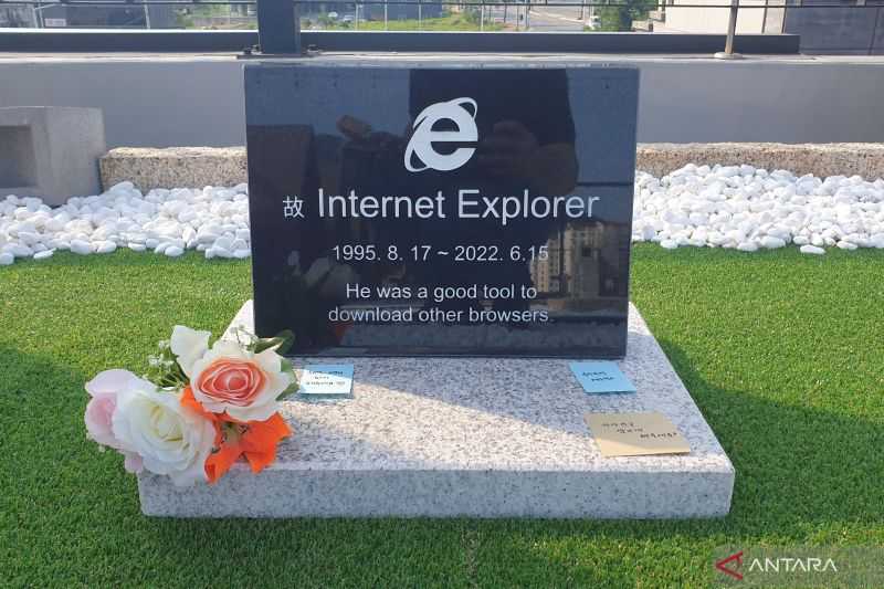 Internet Explorer Sudah Almarhum, Penggemar di Korsel Bikin Makam untuk Hargai Jasa-jasanya