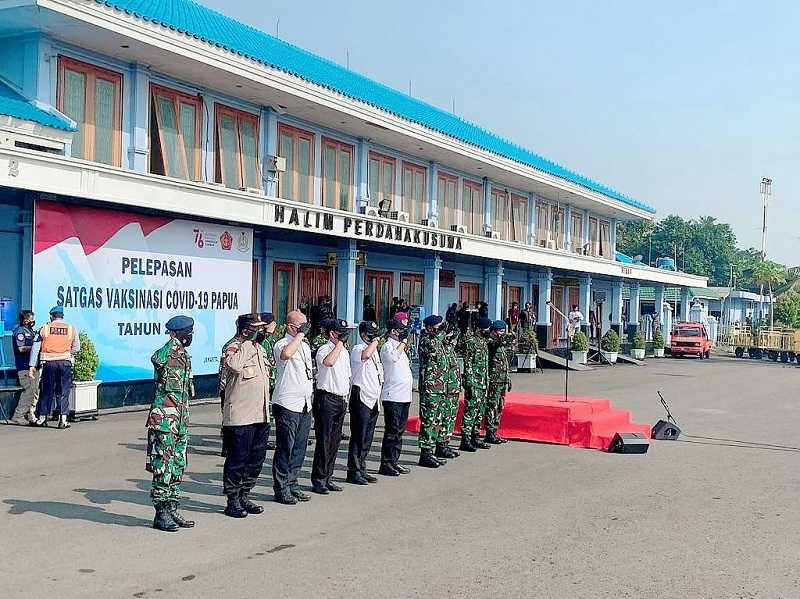 IPDN Terjunkan 20 Personel Bergabung dengan Satgas Vaksinasi Covid-19 Papua
