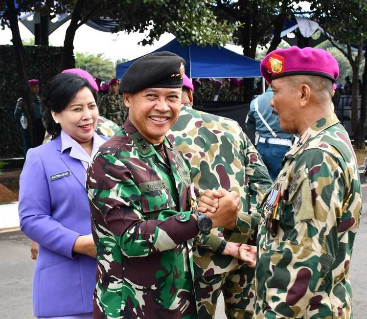 Irjen TNI Hadiri HUT ke-78 Korps Marinir