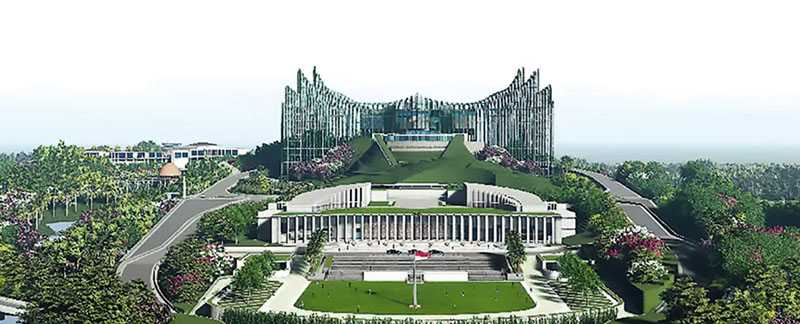 Istana Negara dan  Kantor Presiden  di IKN Selesai Juli 2024