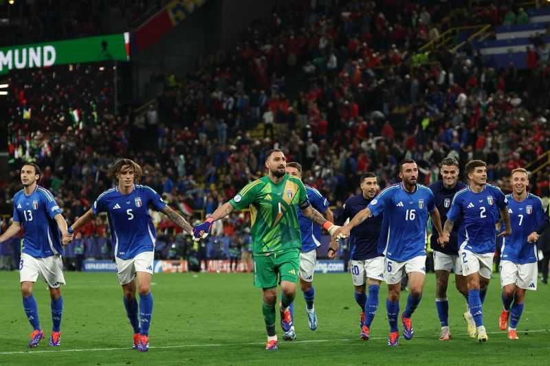 Italia Menang Tipis Atas Albania dengan Skor 2-1