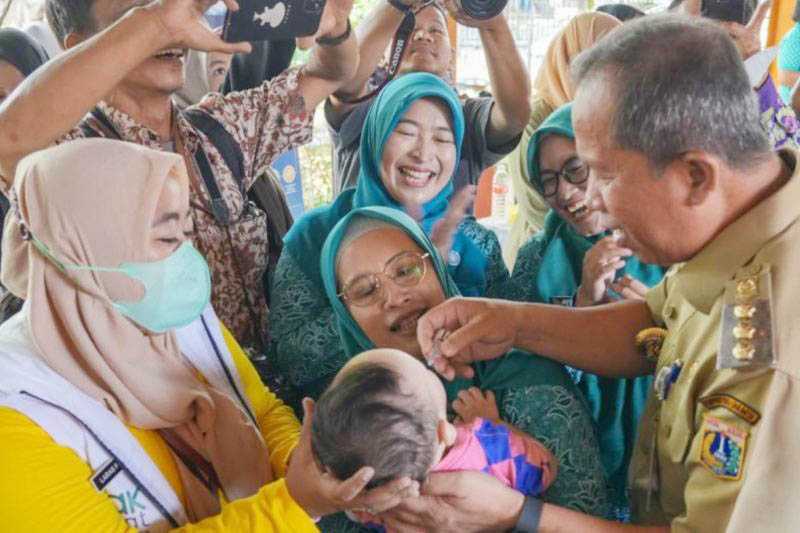 Jakarta Canangkan Pekan Imunisasi Polio