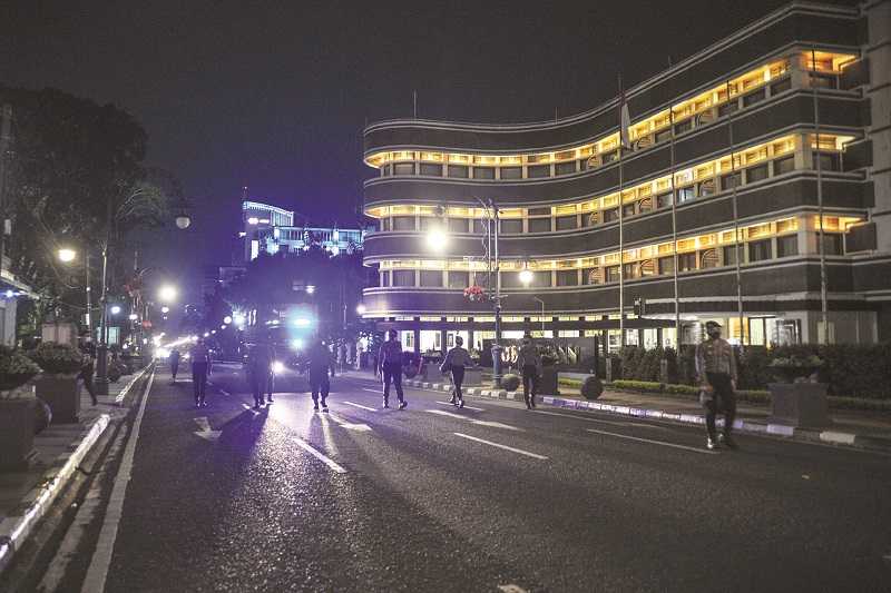 jalan protokol di bandung ditutup