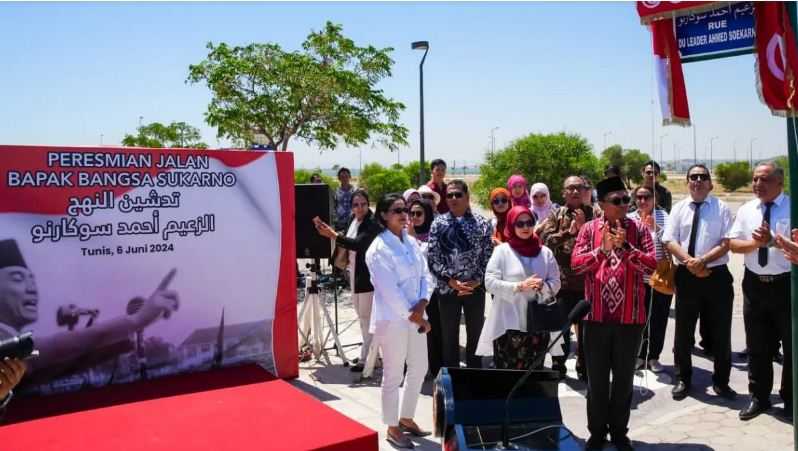 Jalan Sukarno Diresmikan di Kota Tunis, Simbol Kokohnya Hubungan RI-Tunisia