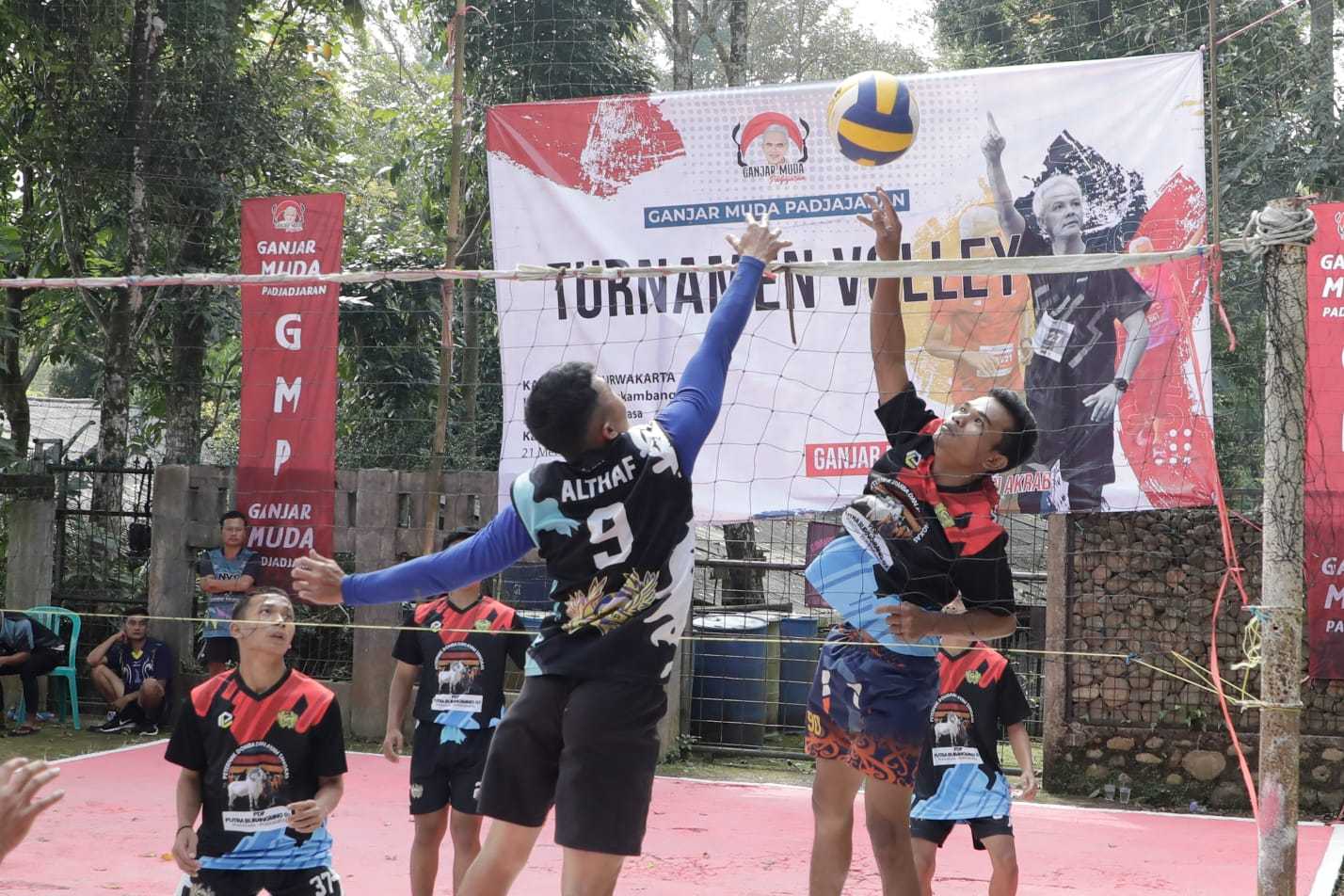 Jalin Silaturahmi, Ganjar Muda Padjajaran Gelar Tanding Bola Voli di Kabupaten Purwakarta 1