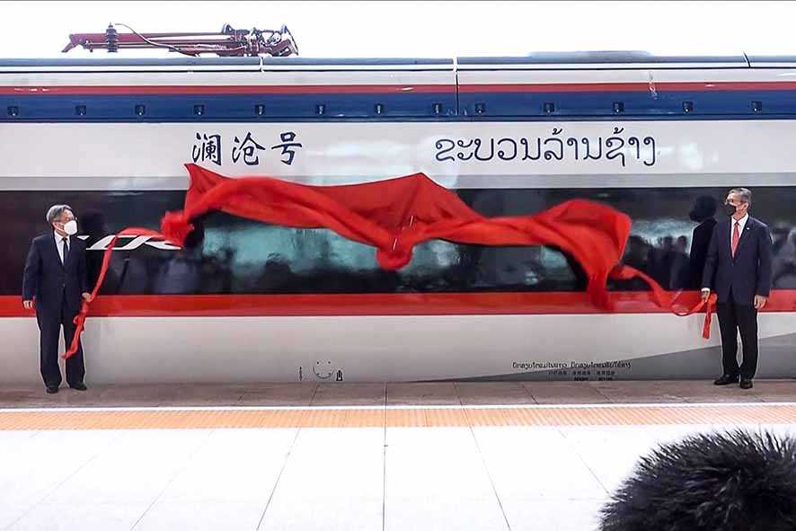 Jalur Kereta Cepat Laos-Tiongkok Diresmikan