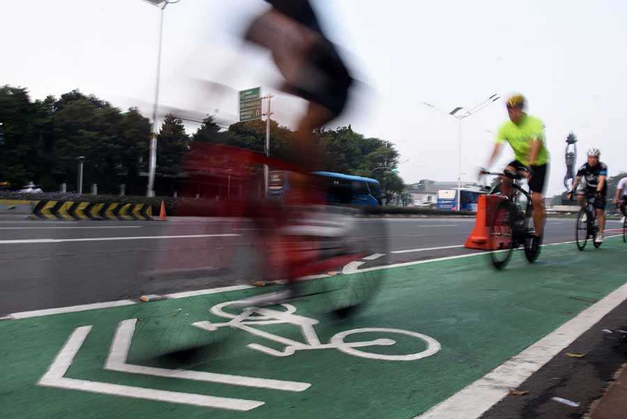 Jalur Khusus Road Bike Ada Pembatasan Waktu