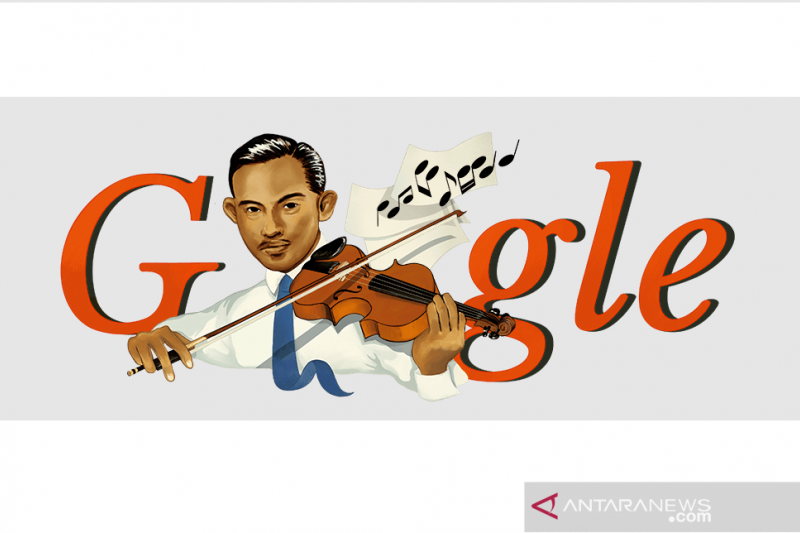 Jangan Kaget, Google Doodle Tampilkan Ismail Marzuki di Hari Pahlawan