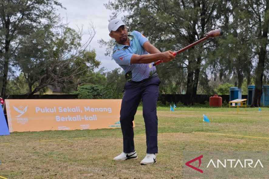 Jawa Tengah Sabet Emas Woodball di Nomor Single Stroke Putra