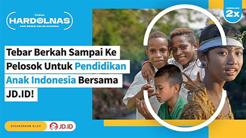 JD.ID dan Kitabisa Buka Donasi Online untuk Kemajuan Pendidikan Indonesia