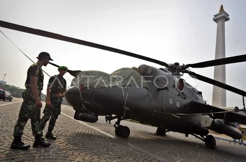 Jelang HUT ke-78 TNI, 125 Alutsista Dipamerkan di Monas